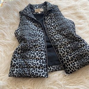 MICHAEL Michael KORS animal print vest